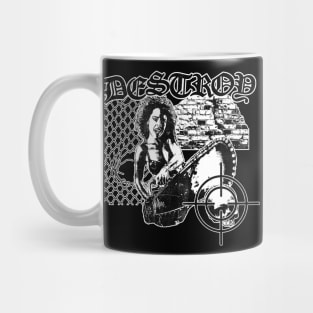 Destroy - Hardcore Punk Classic design - Black Mug